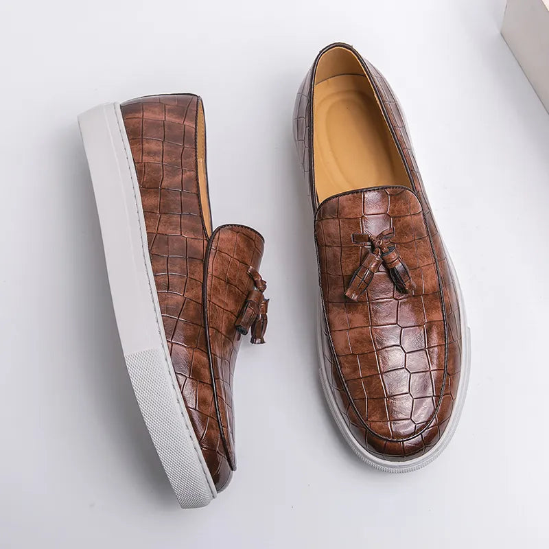 ARDITO - EMBOSSED LEATHER LOAFER